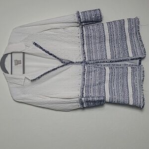 Chico's Women's Embellished Eyelet Jacket size 1